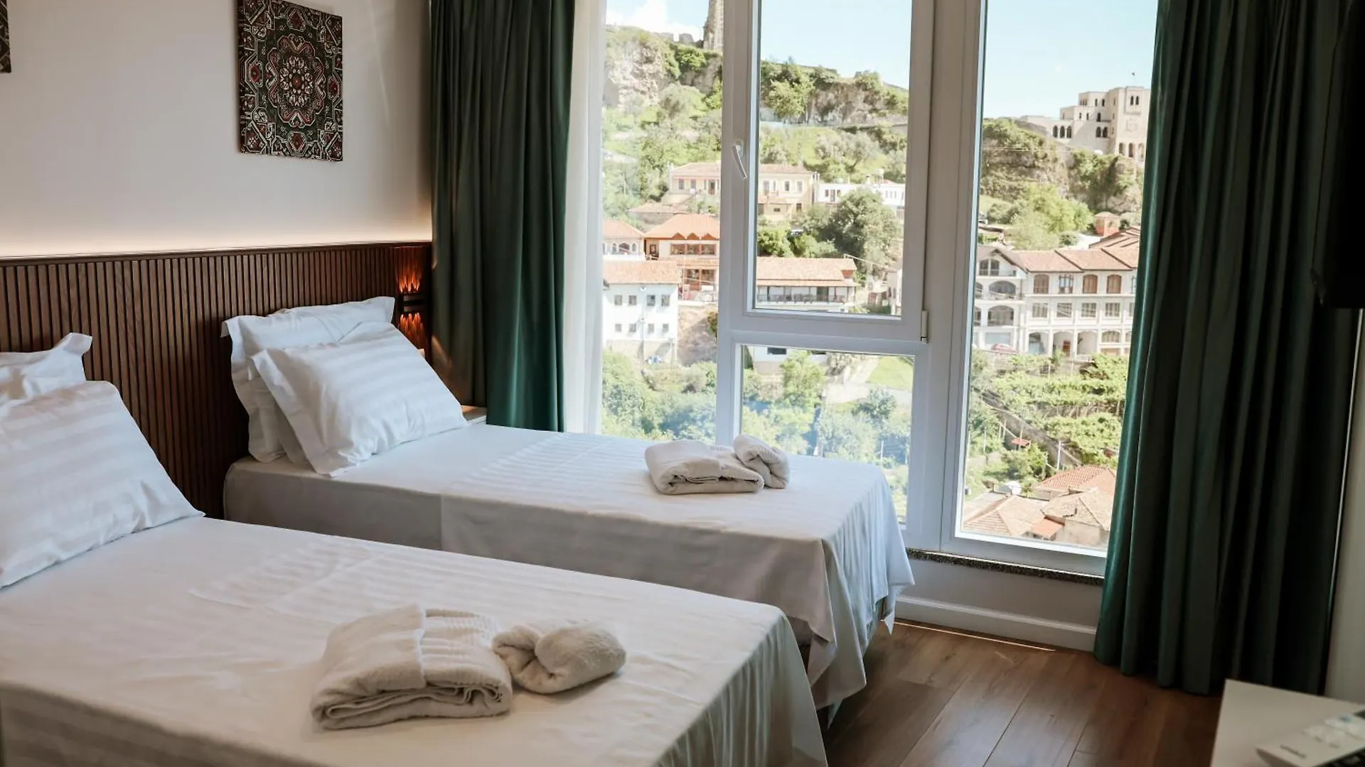 Kruja Townscape Rooms location